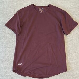 Men’s Large BYLT Basics Drop Cut Short Sleeve T-Shirt - Maroon